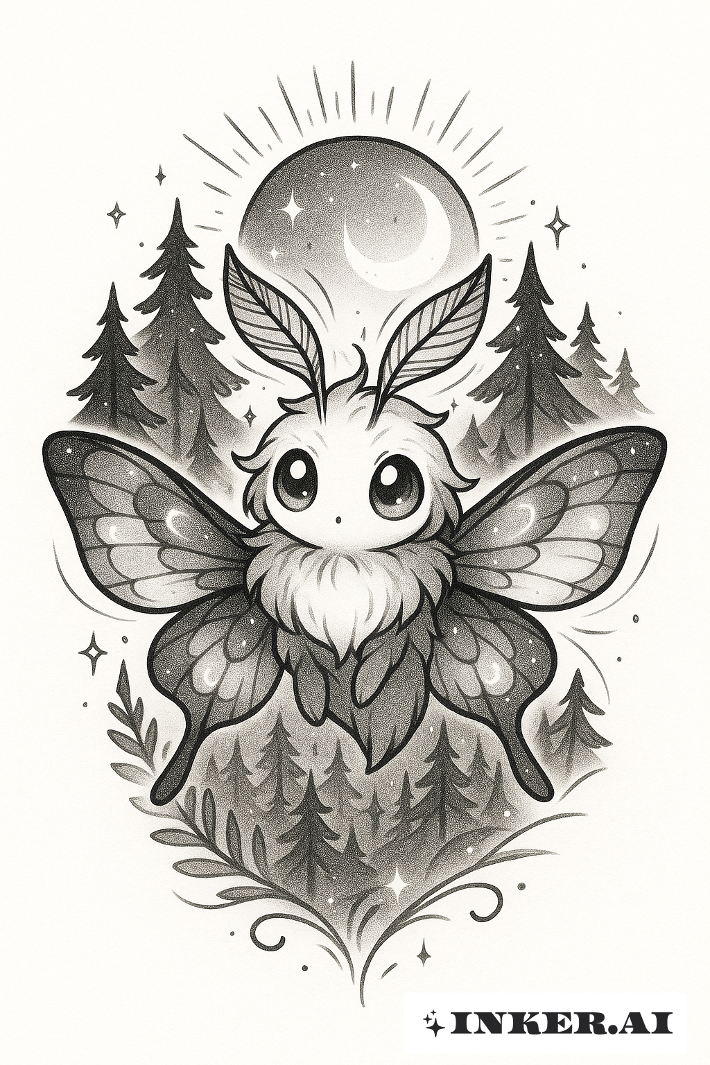 Nachtwald-Geistmotte