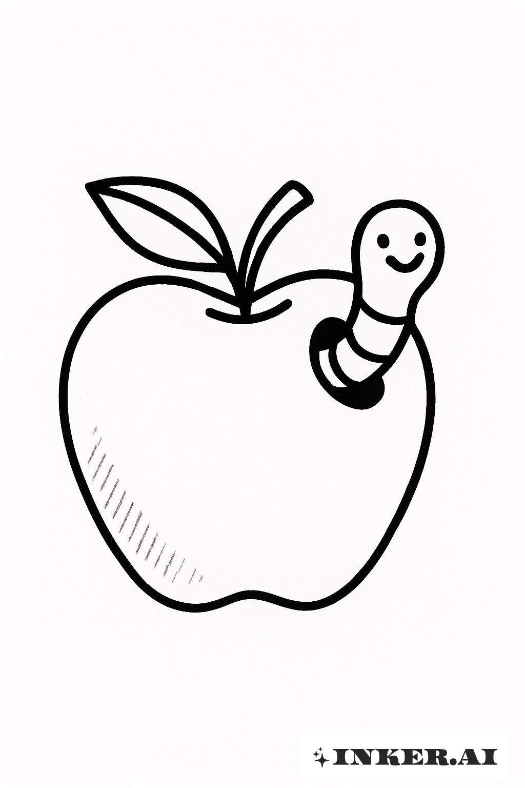 The Bad Apple with a Simple Worm Friend