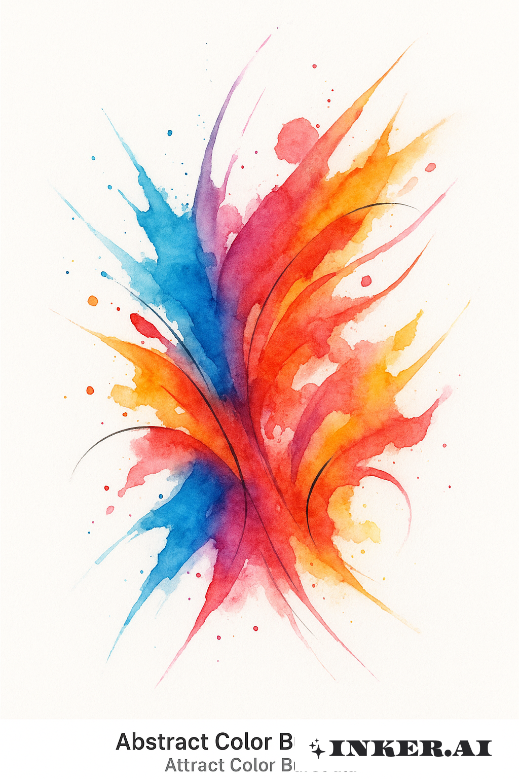 Bùng Nổ Màu Trừu Tượng