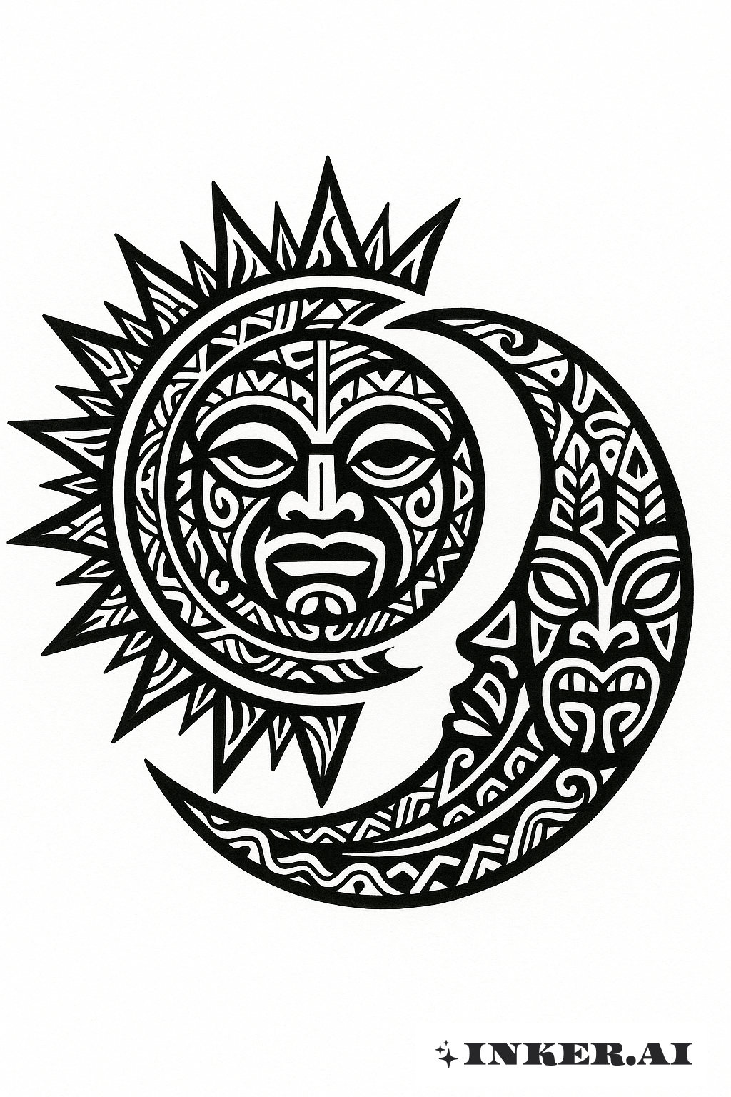 ポリネシア風サンアンドムーン