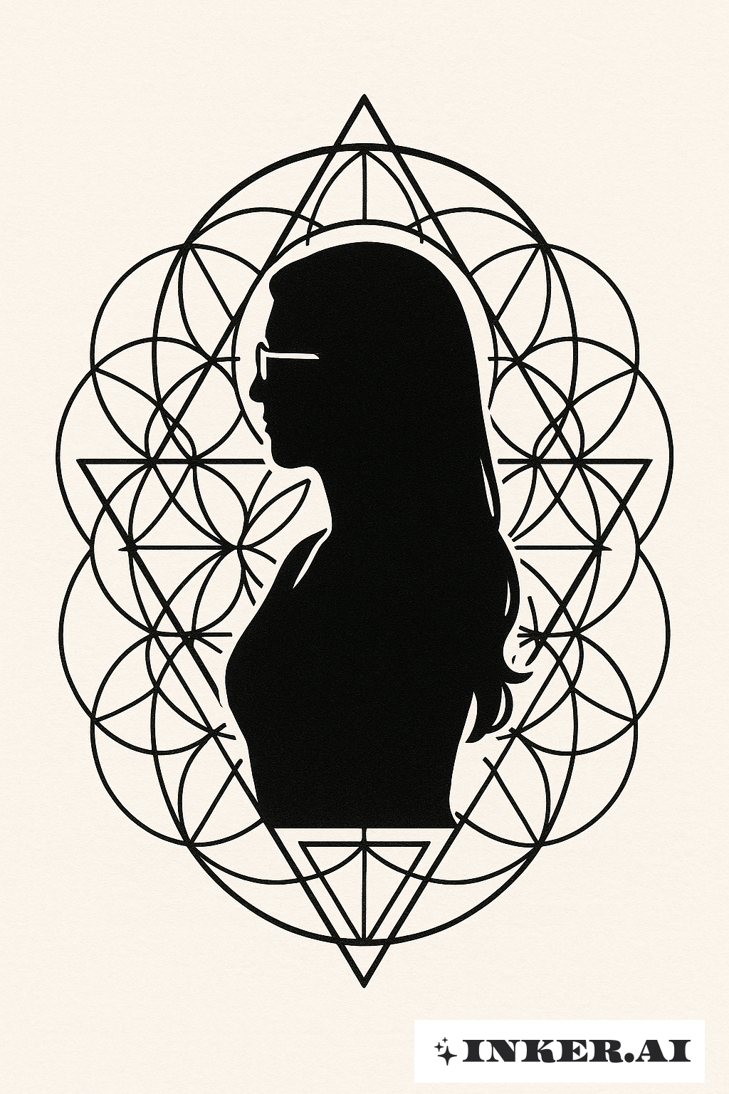 羅倫·鮑伯特剪影與神聖幾何