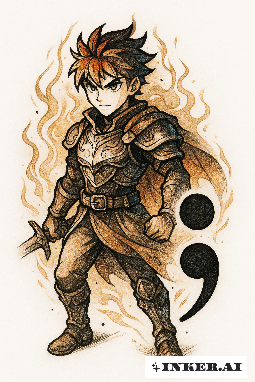 Aura du Héros et le Point-virgule