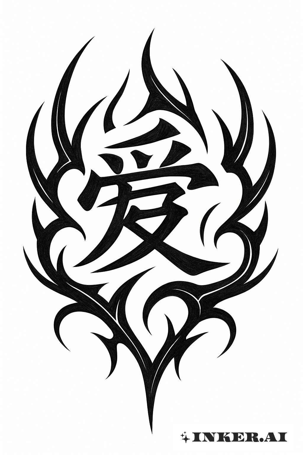 Gaaras Stammes-Kanji der Isolation