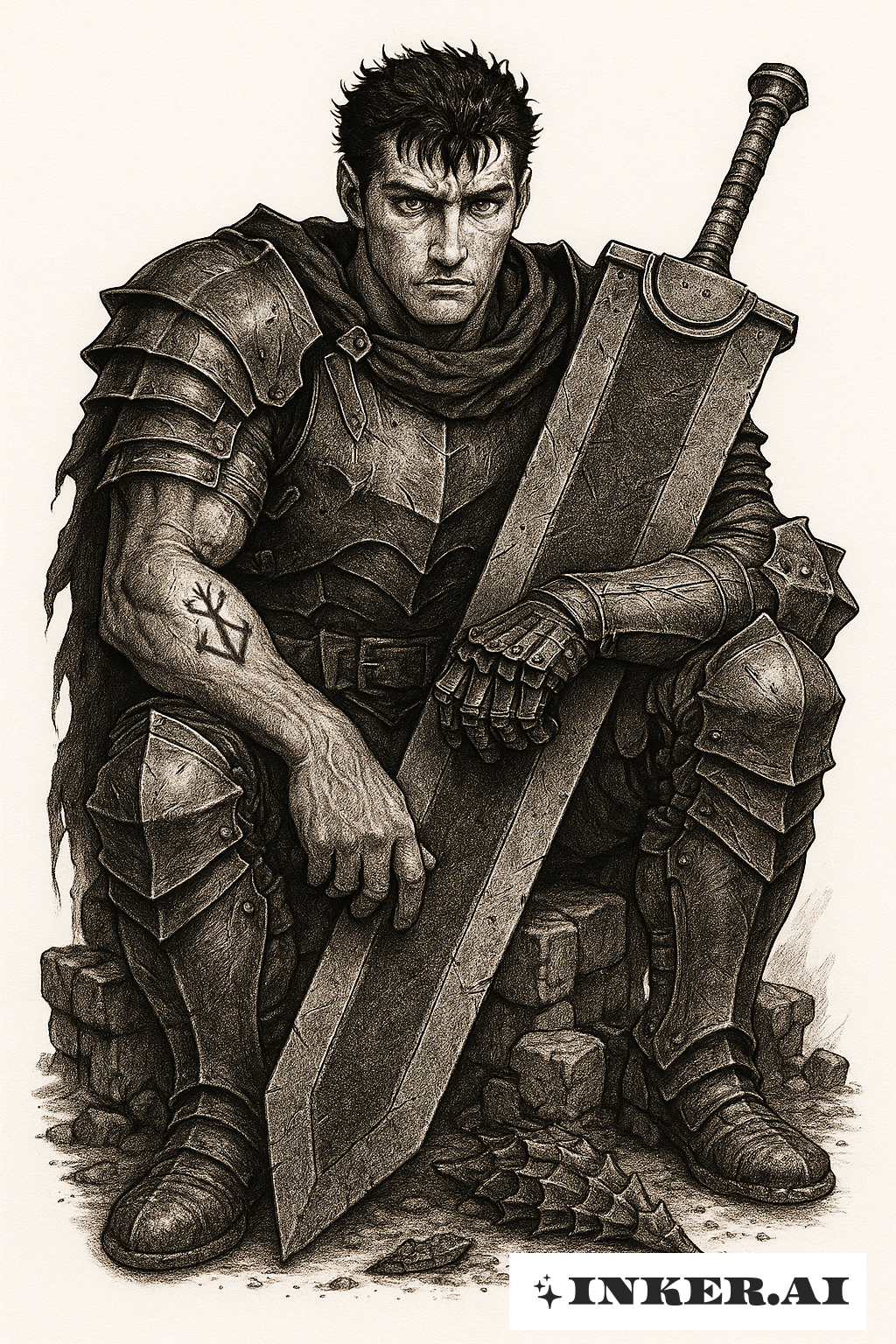 安置於犧牲之烙印的屠龍者