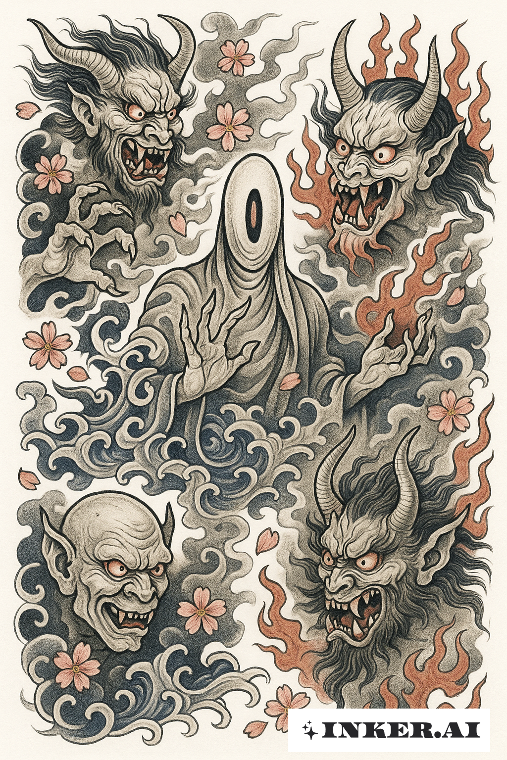 Die Fünf Berserk-Gotteshände-Dämonen