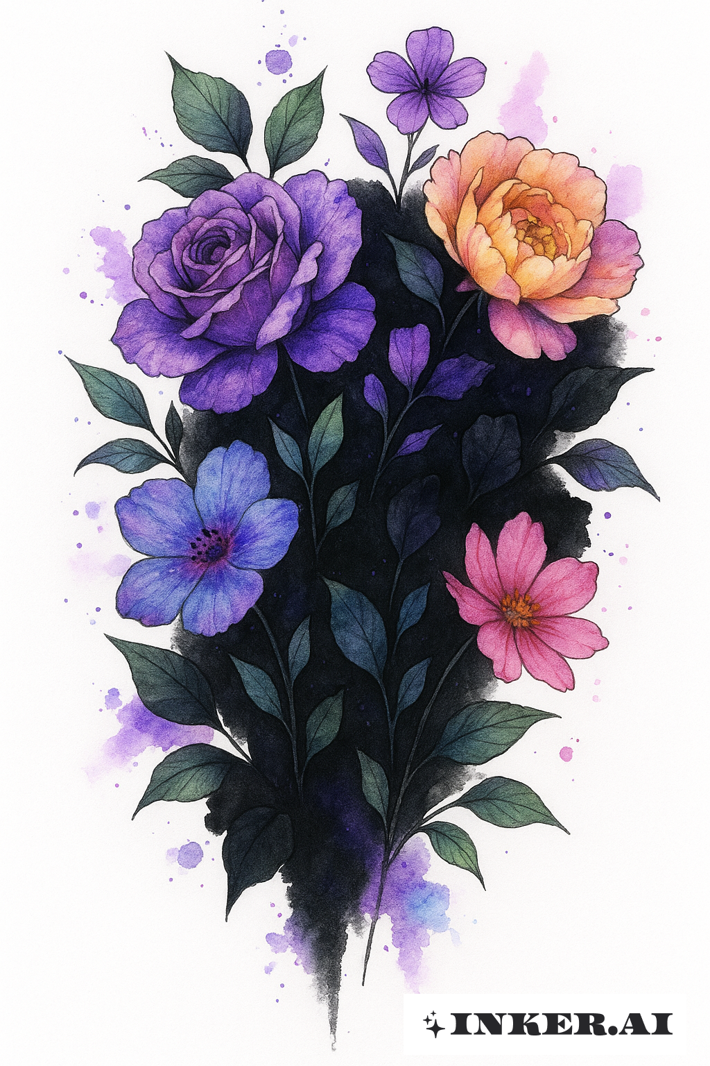 물감 플로라와 블랙아웃