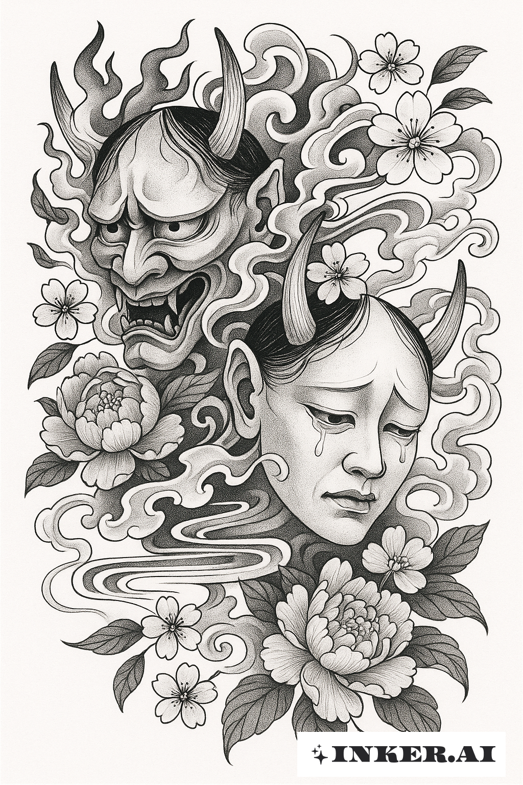 Hannya's Twin Flame Duality