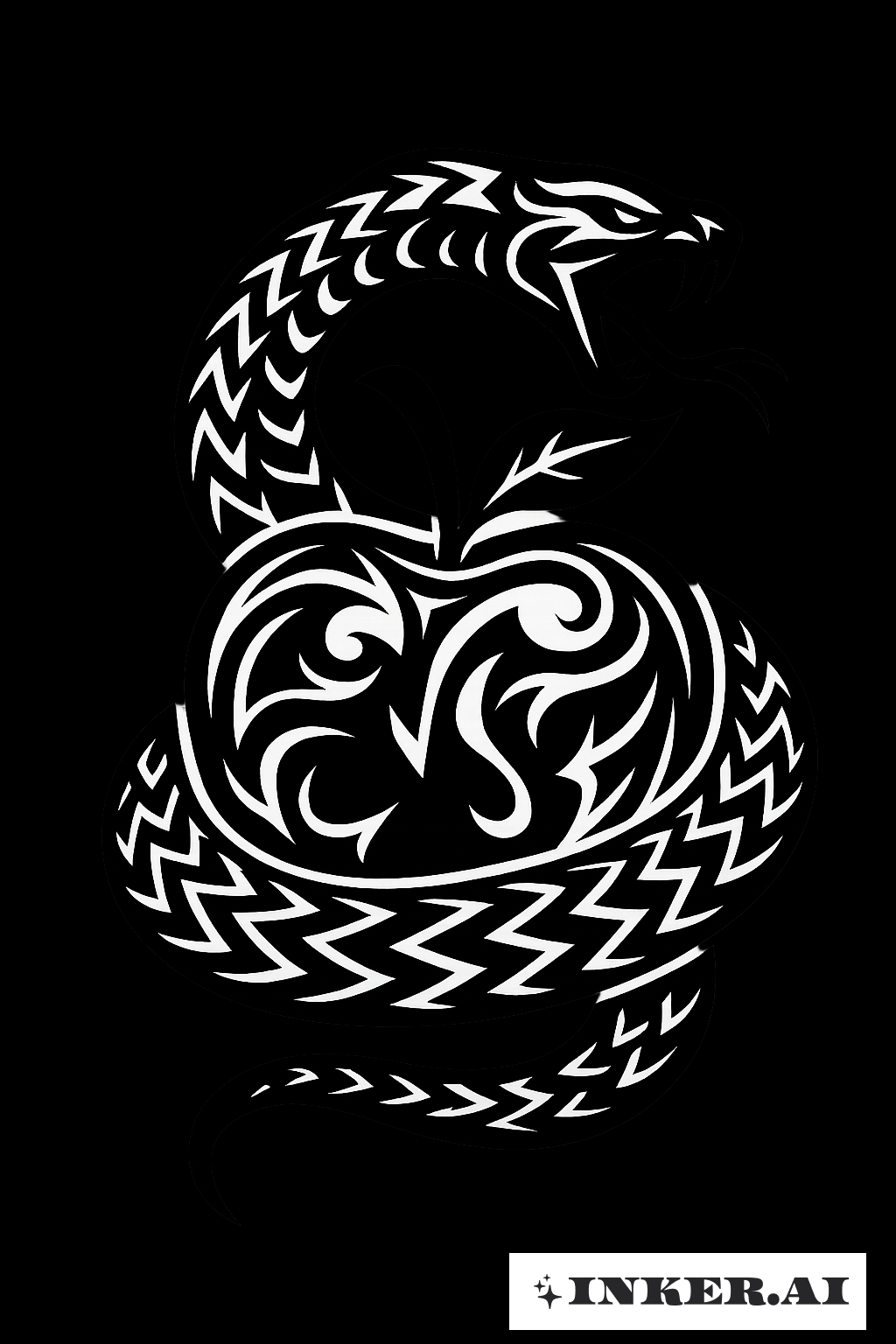 A Tribal Serpent Encircling the Bad Apple