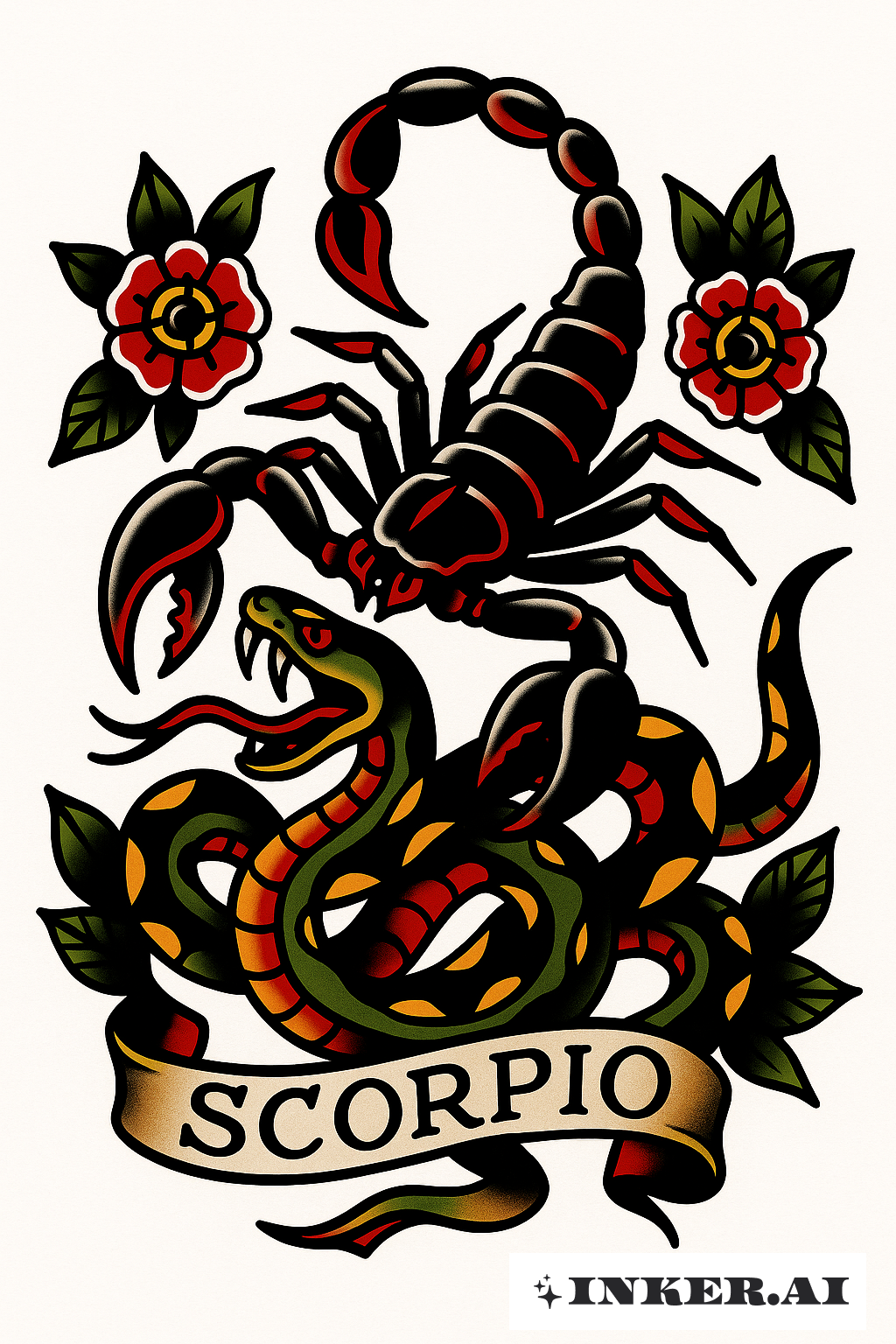 Scorpio's Triumph Over the Serpent