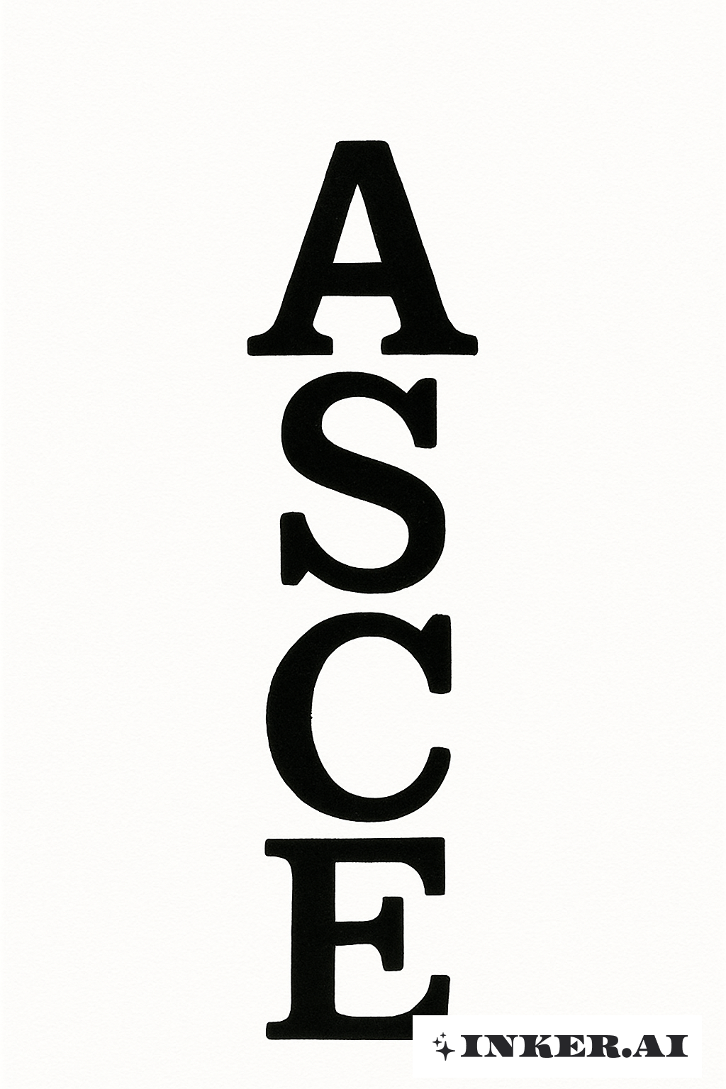 ワンピースの黒い文字「ASCE」