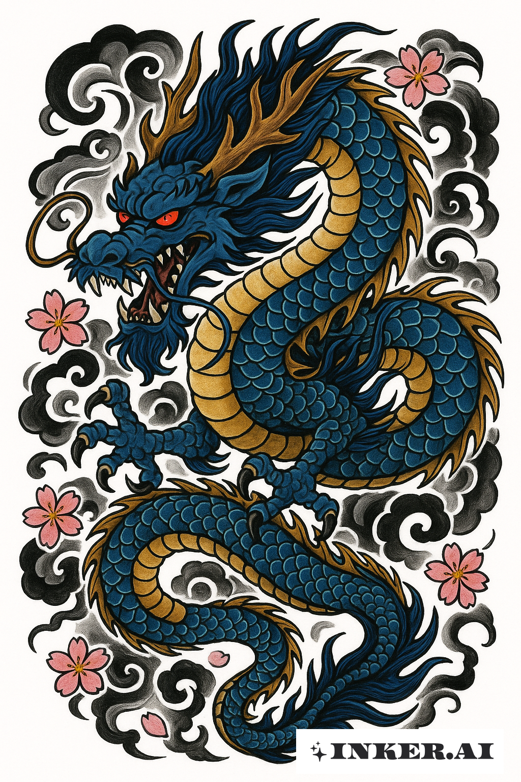 Vua Hải Tặc Kaido Dưới Dạng Rồng Vĩ Đại