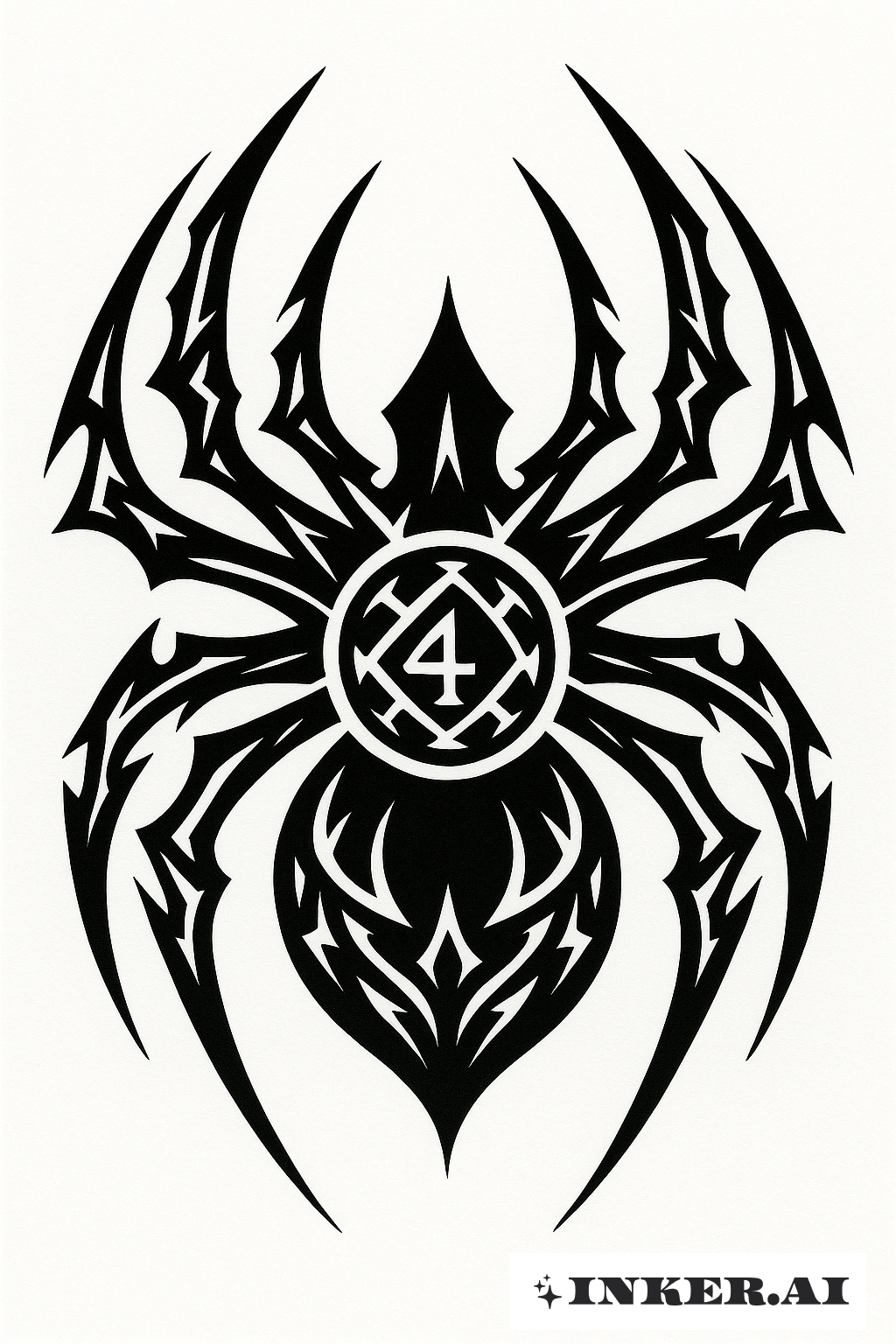 Negría Audaz de la Marca de la Araña del Phantom Troupe
