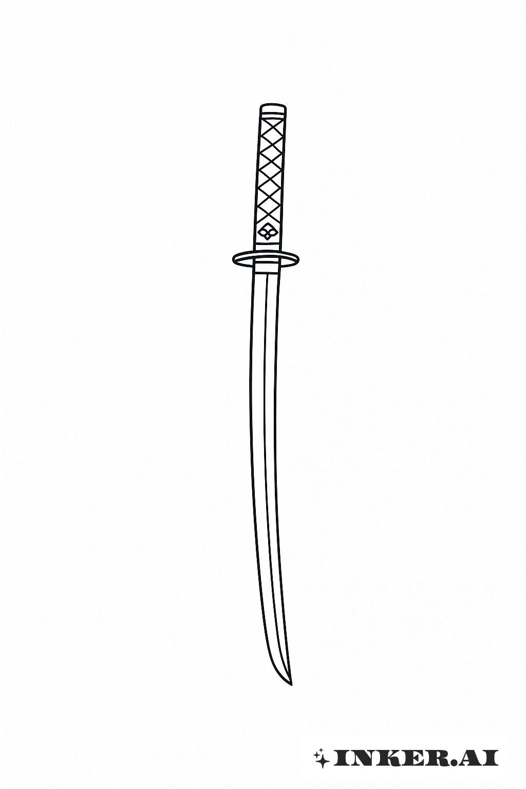 Contour de Lame de Katana Yakuza