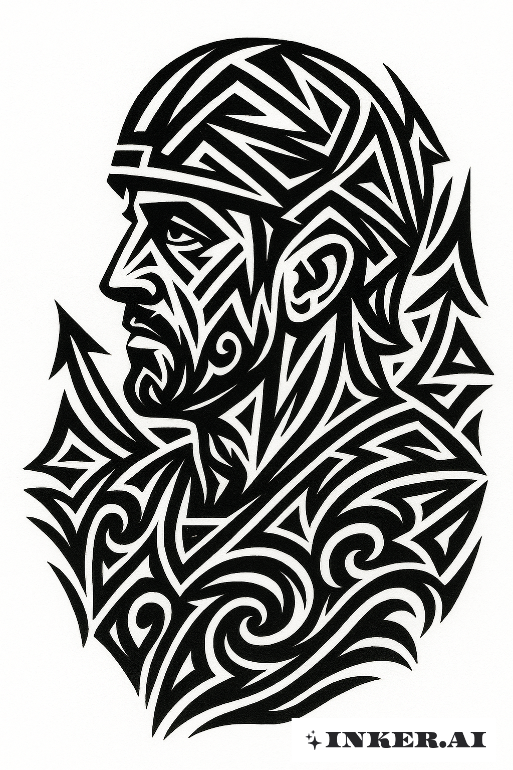 阿伦·罗杰斯的部落剪影