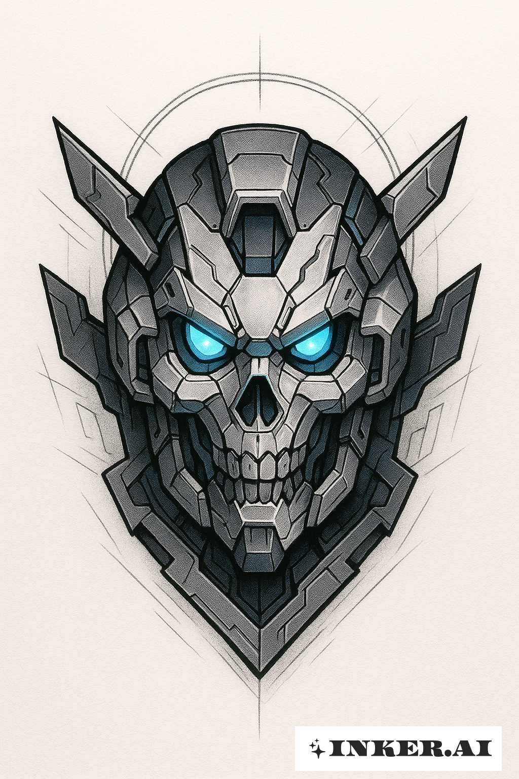 Insígnia Totenkopf do Piloto de Mecha