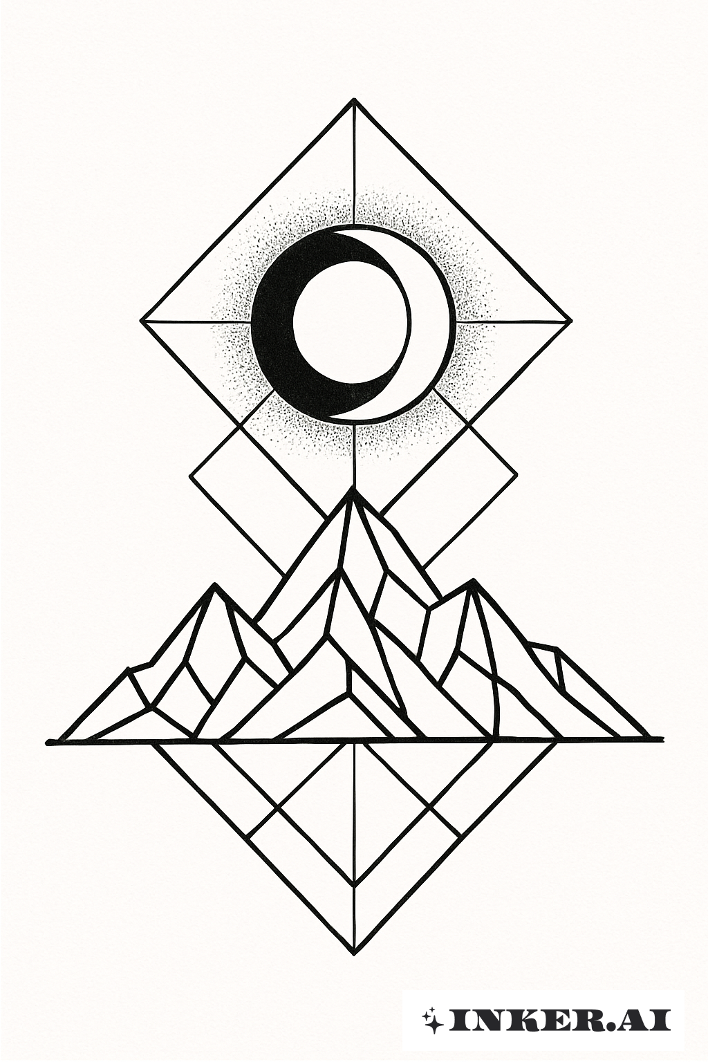 線性山景日蝕