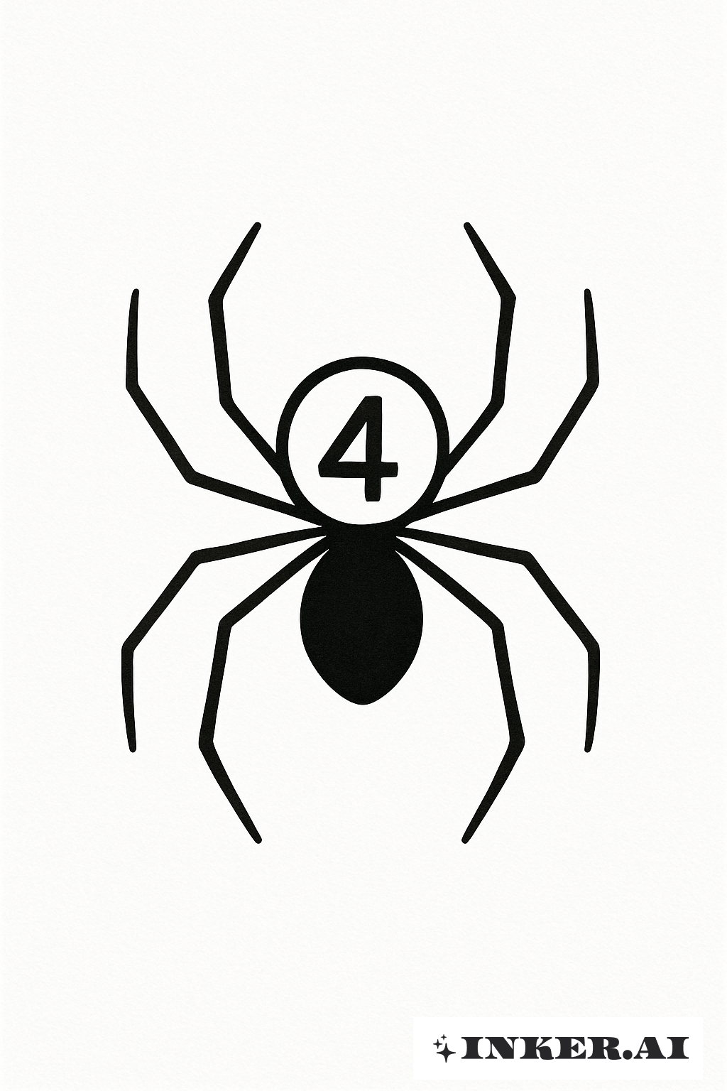 Número de Araña de la Tropa Fantasma Simple