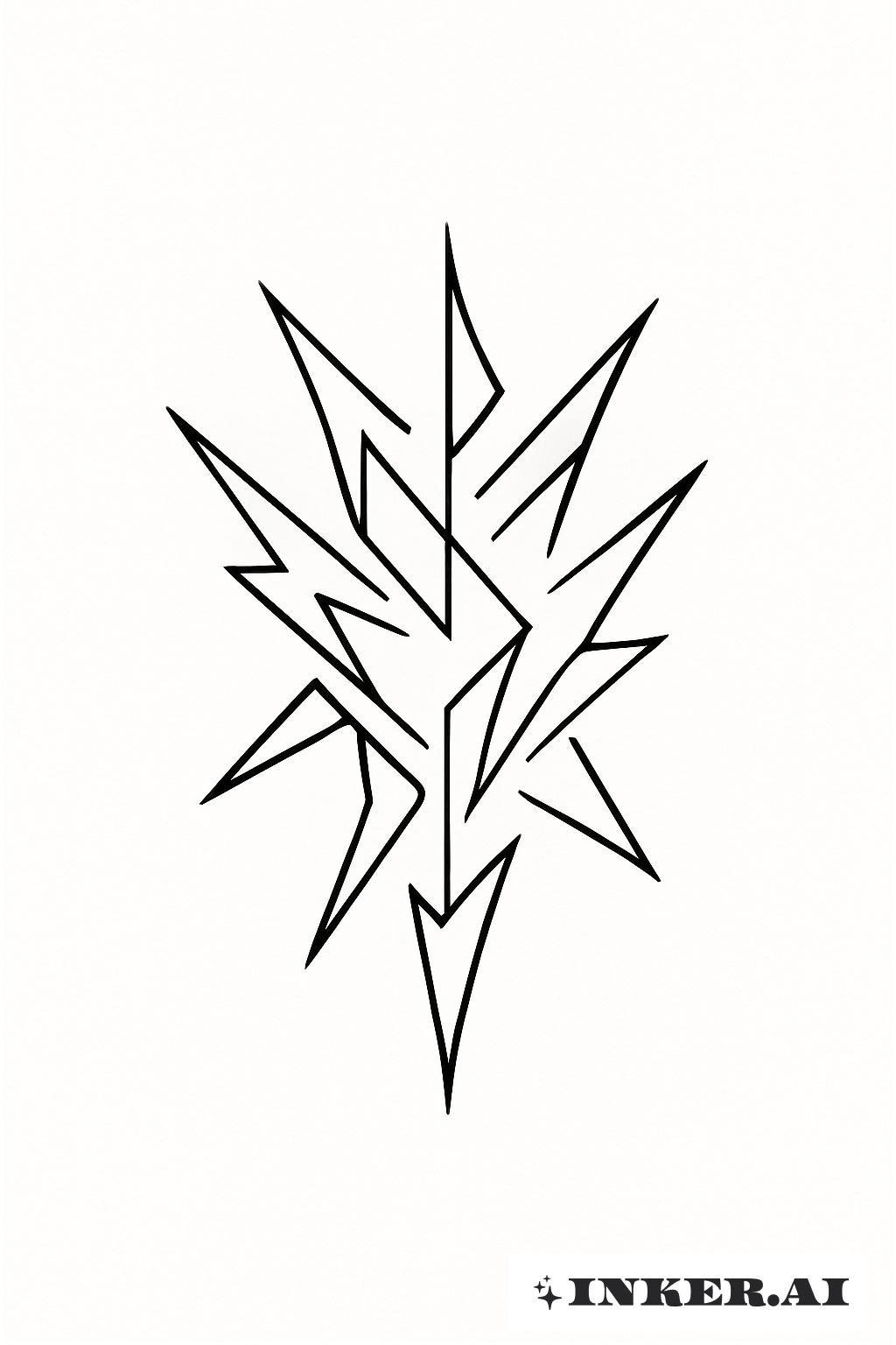 Basic Cyber Sigilism Abstract Shard