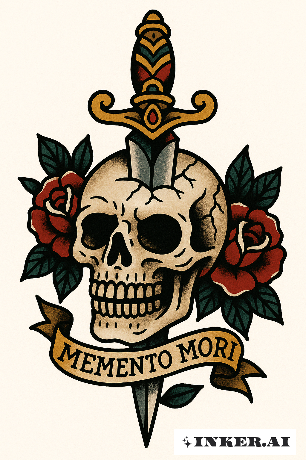 Skull And Dagger Memento Mori